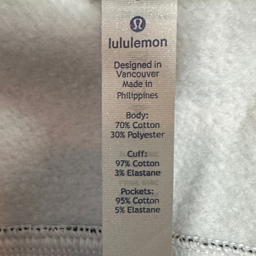 Lululemon Scuba‎ Hoodie Light Cotton Fleece
Night View White Black - Picture 10 of 12